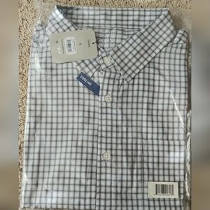 George Men's Casual Checkered Shirt - Gray and White